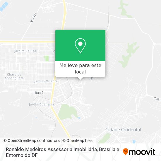 Ronaldo Medeiros Assessoria Imobiliária mapa