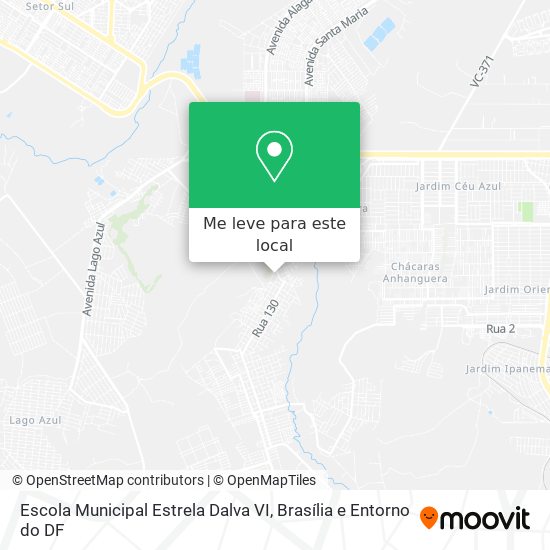 Escola Municipal Estrela Dalva VI mapa