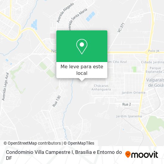 Condomínio Villa Campestre I mapa