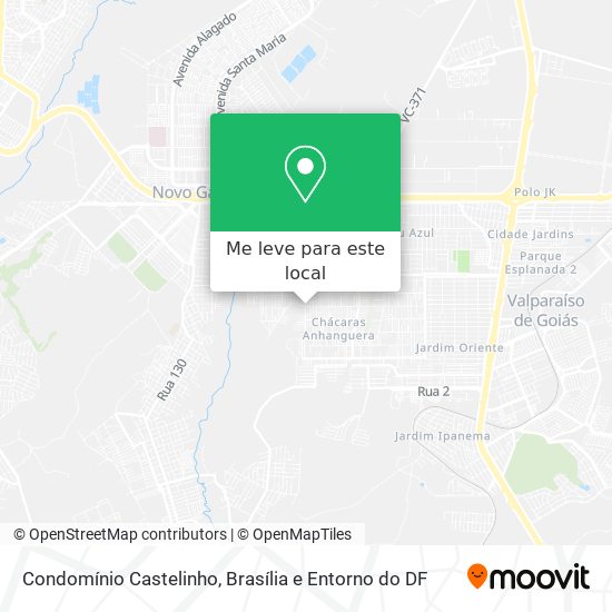 Condomínio Castelinho mapa