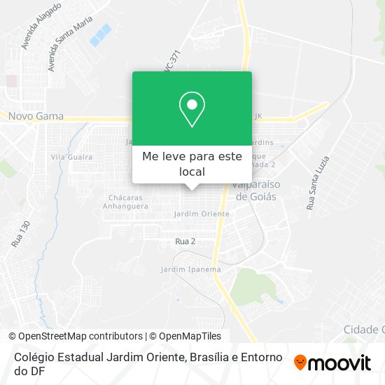 Colégio Estadual Jardim Oriente mapa