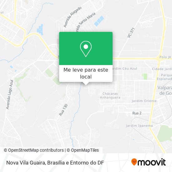 Nova Vila Guaira mapa