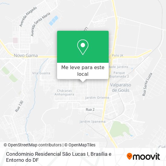 Condomínio Residencial São Lucas I mapa