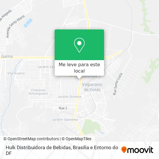 Hulk Distribuidora de Bebidas mapa