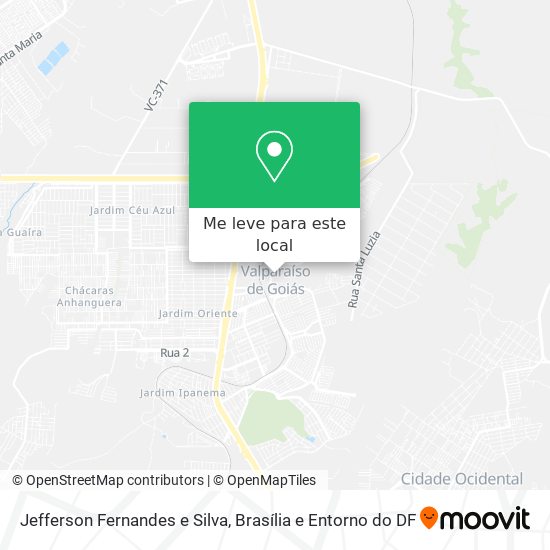 Jefferson Fernandes e Silva mapa