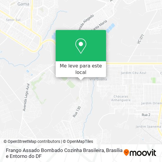 Frango Assado Bombado Cozinha Brasileira mapa