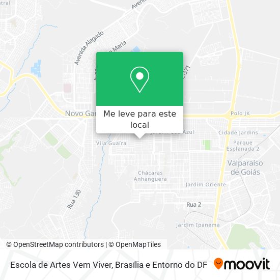 Escola de Artes Vem Viver mapa