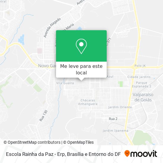 Escola Rainha da Paz - Erp mapa