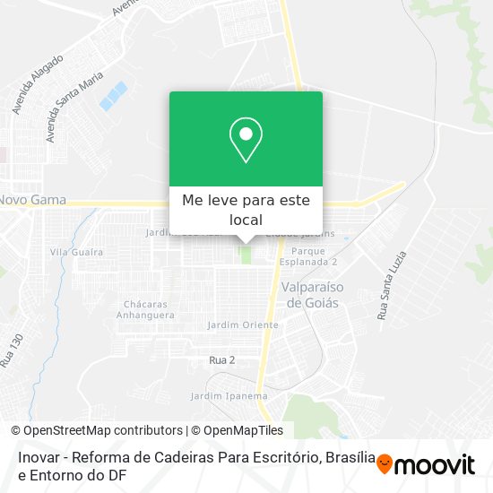 Inovar - Reforma de Cadeiras Para Escritório mapa