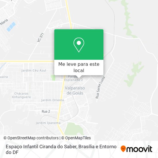 Espaço Infantil Ciranda do Saber mapa