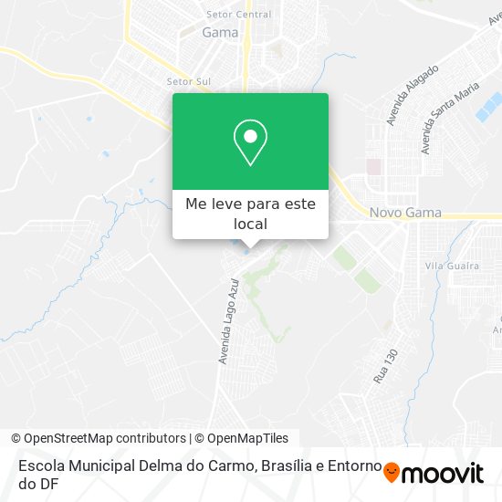 Escola Municipal Delma do Carmo mapa