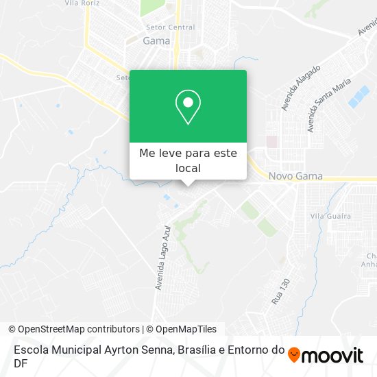 Escola Municipal Ayrton Senna mapa