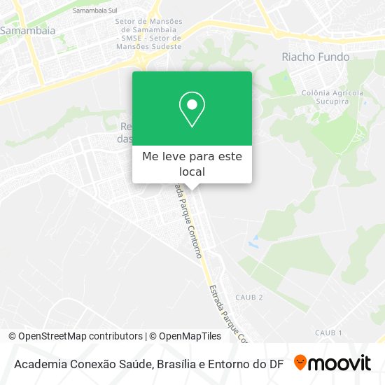 Academia Conexão Saúde mapa