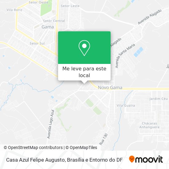 Casa Azul Felipe Augusto mapa