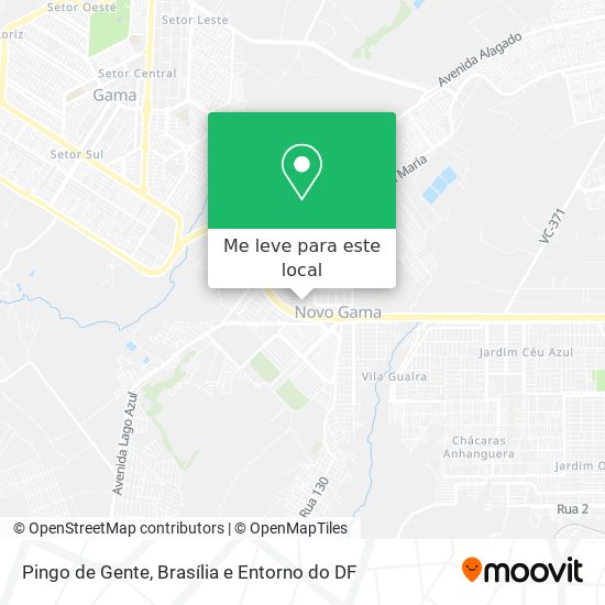 Pingo de Gente mapa