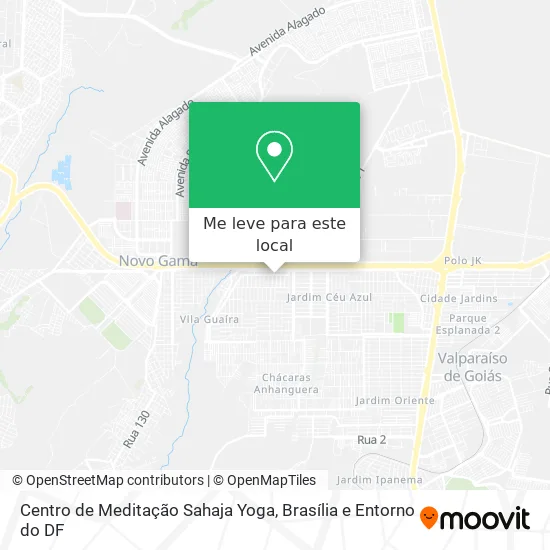 Centro de Meditação Sahaja Yoga mapa