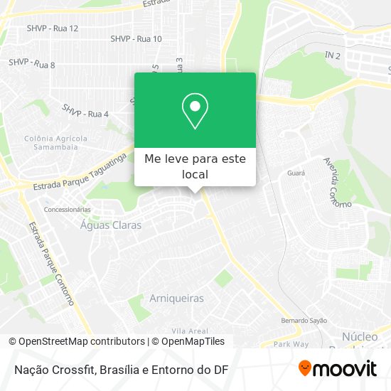 Nação Crossfit mapa