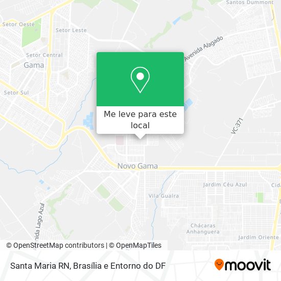 Santa Maria RN mapa