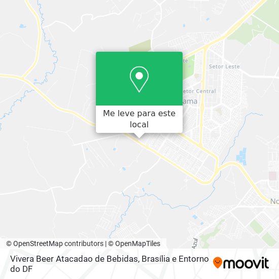 Vivera Beer Atacadao de Bebidas mapa