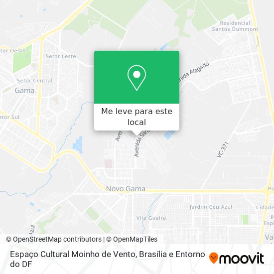 Espaço Cultural Moinho de Vento mapa