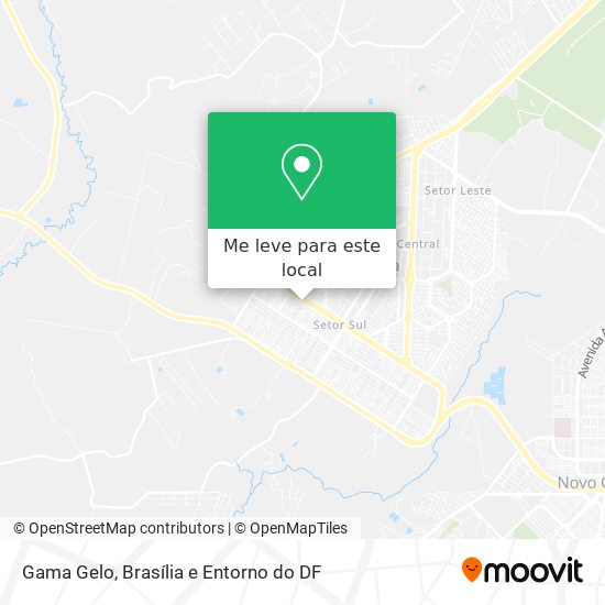 Gama Gelo mapa