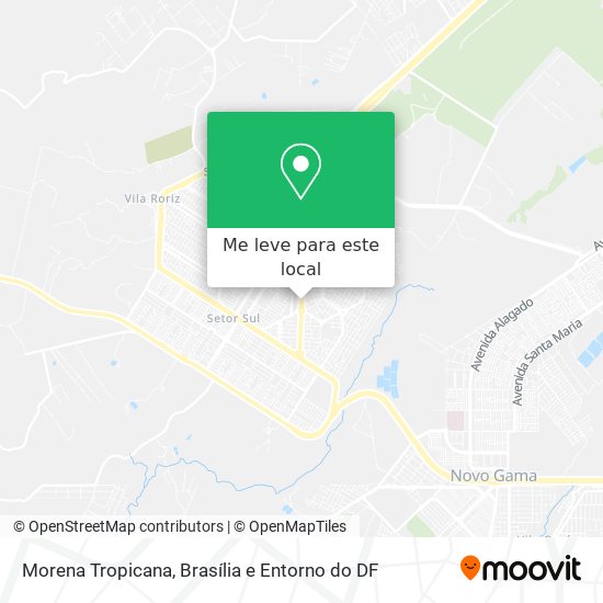 Morena Tropicana mapa