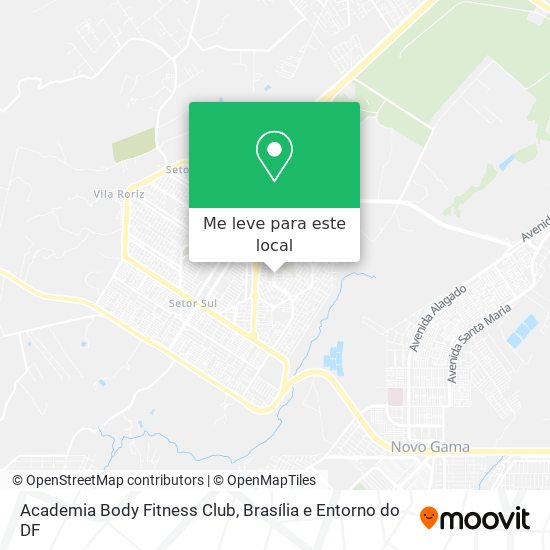 Academia Body Fitness Club mapa