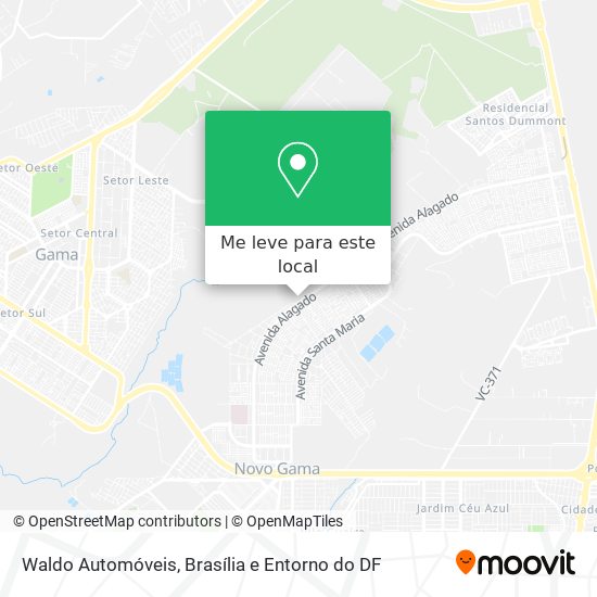 Waldo Automóveis mapa