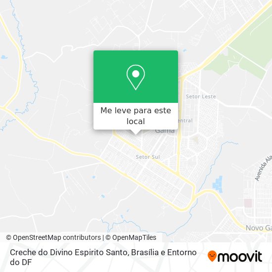 Creche do Divino Espirito Santo mapa