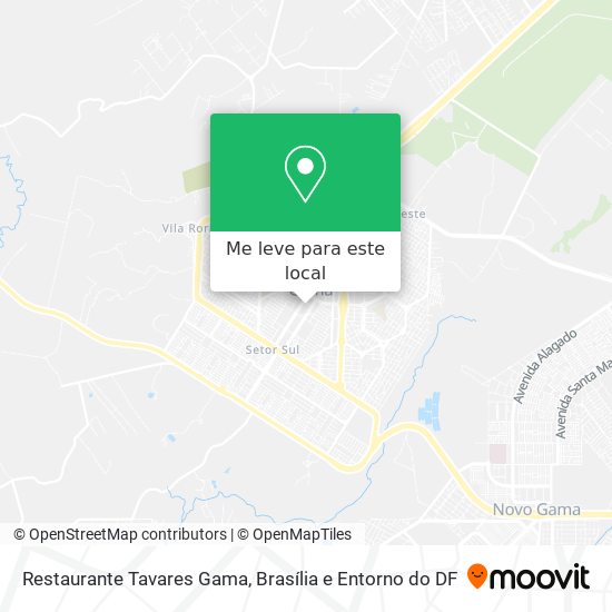 Restaurante Tavares Gama mapa