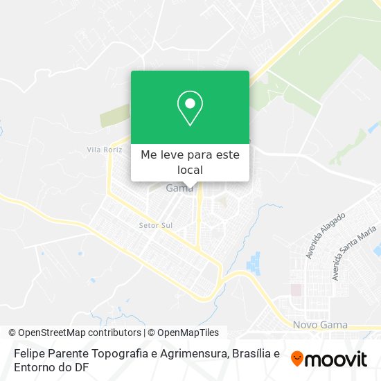 Felipe Parente Topografia e Agrimensura mapa