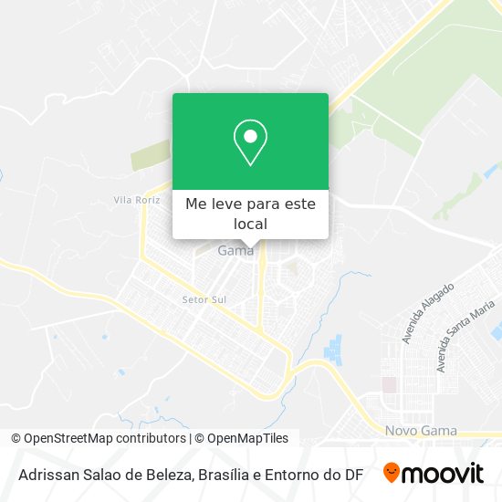 Adrissan Salao de Beleza mapa