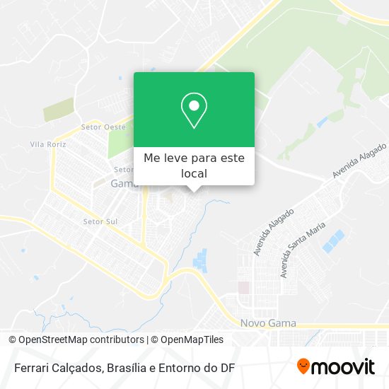 Ferrari Calçados mapa
