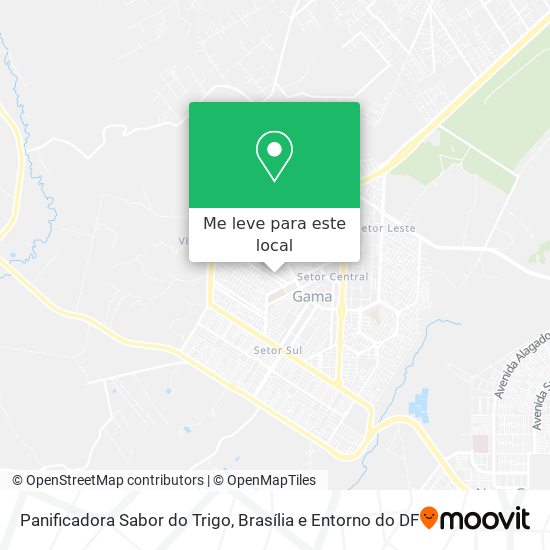Panificadora Sabor do Trigo mapa