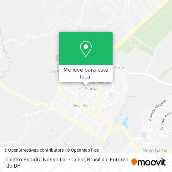 Centro Espírita Nosso Lar - Cenol mapa