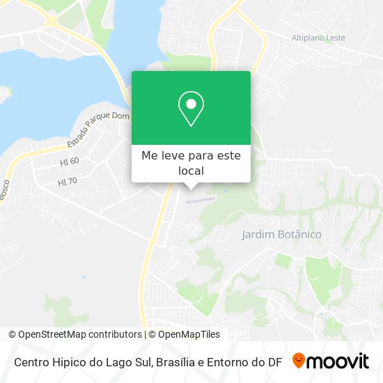 Centro Hipico do Lago Sul mapa