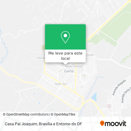 Casa Pai Joaquim mapa
