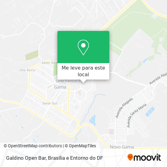 Galdino Open Bar mapa