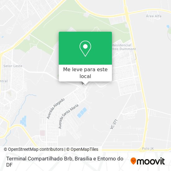Terminal Compartilhado Brb mapa