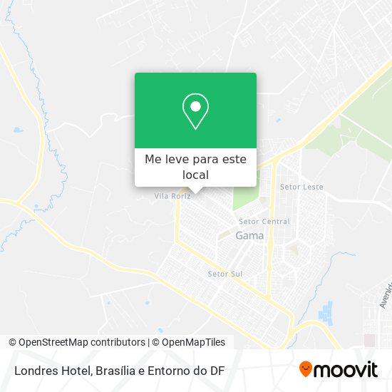 Londres Hotel mapa