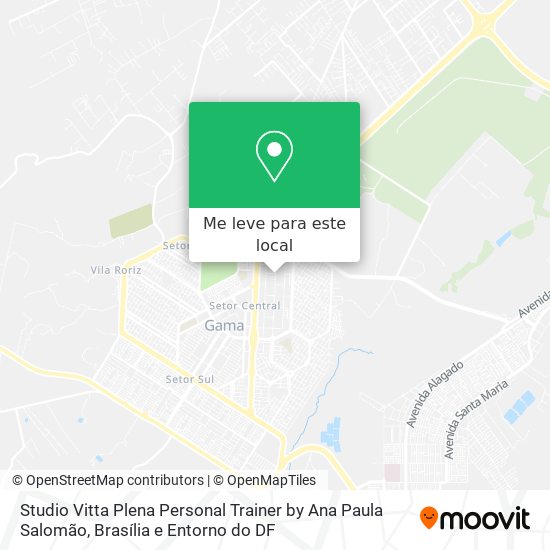 Studio Vitta Plena Personal Trainer by Ana Paula Salomão mapa