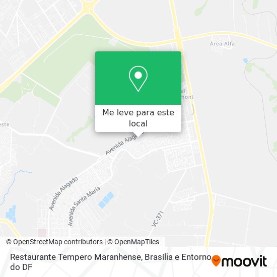 Restaurante Tempero Maranhense mapa