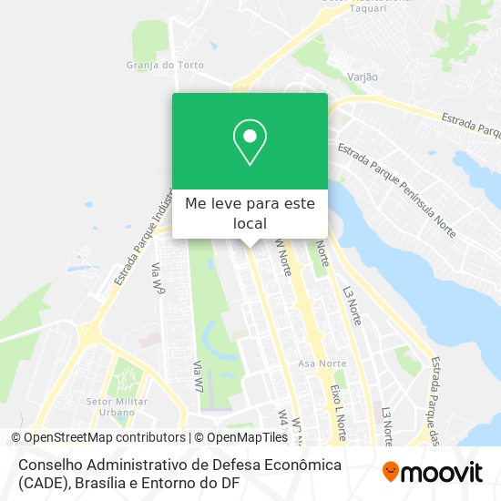 Conselho Administrativo de Defesa Econômica (CADE) mapa