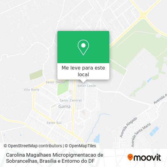 Carolina Magalhaes Micropigmentacao de Sobrancelhas mapa