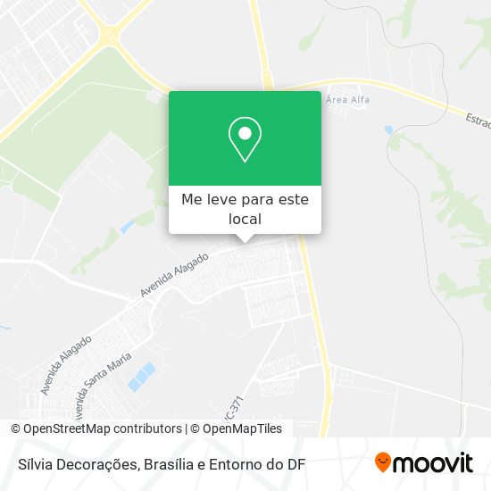 Sílvia Decorações mapa
