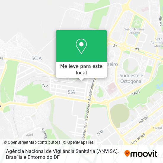 Agência Nacional de Vigilância Sanitária (ANVISA) mapa