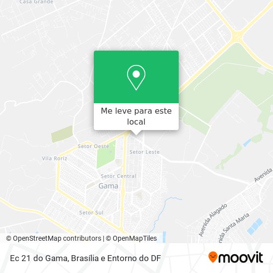 Ec 21 do Gama mapa