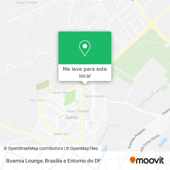 Boemia Lounge mapa
