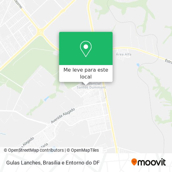 Gulas Lanches mapa