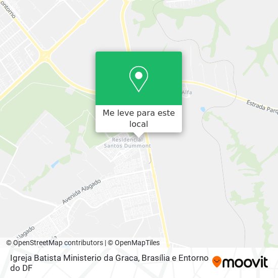 Igreja Batista Ministerio da Graca mapa